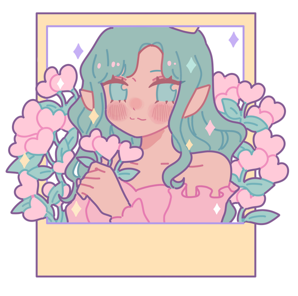 Myri Florist Polaroid by MiyukiVerse